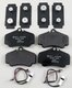 Brake service kit  front (no Discs!) 997-2 C2S 09-, GTS2/410-