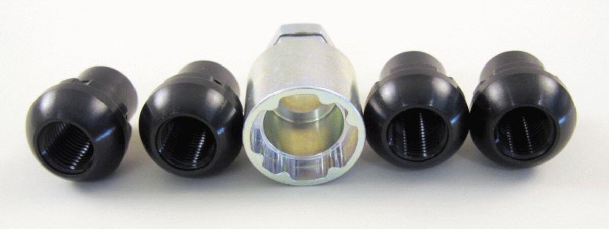 Wheel Nut and Lock Set 911 / 944 / 928 / 964 / 993 - Black