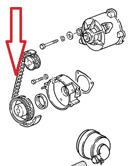 Belt - Air Injection Pump - 70 Teeth