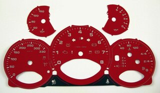 Zifferblattsatz Indischrot 997-2 PDK Km/h