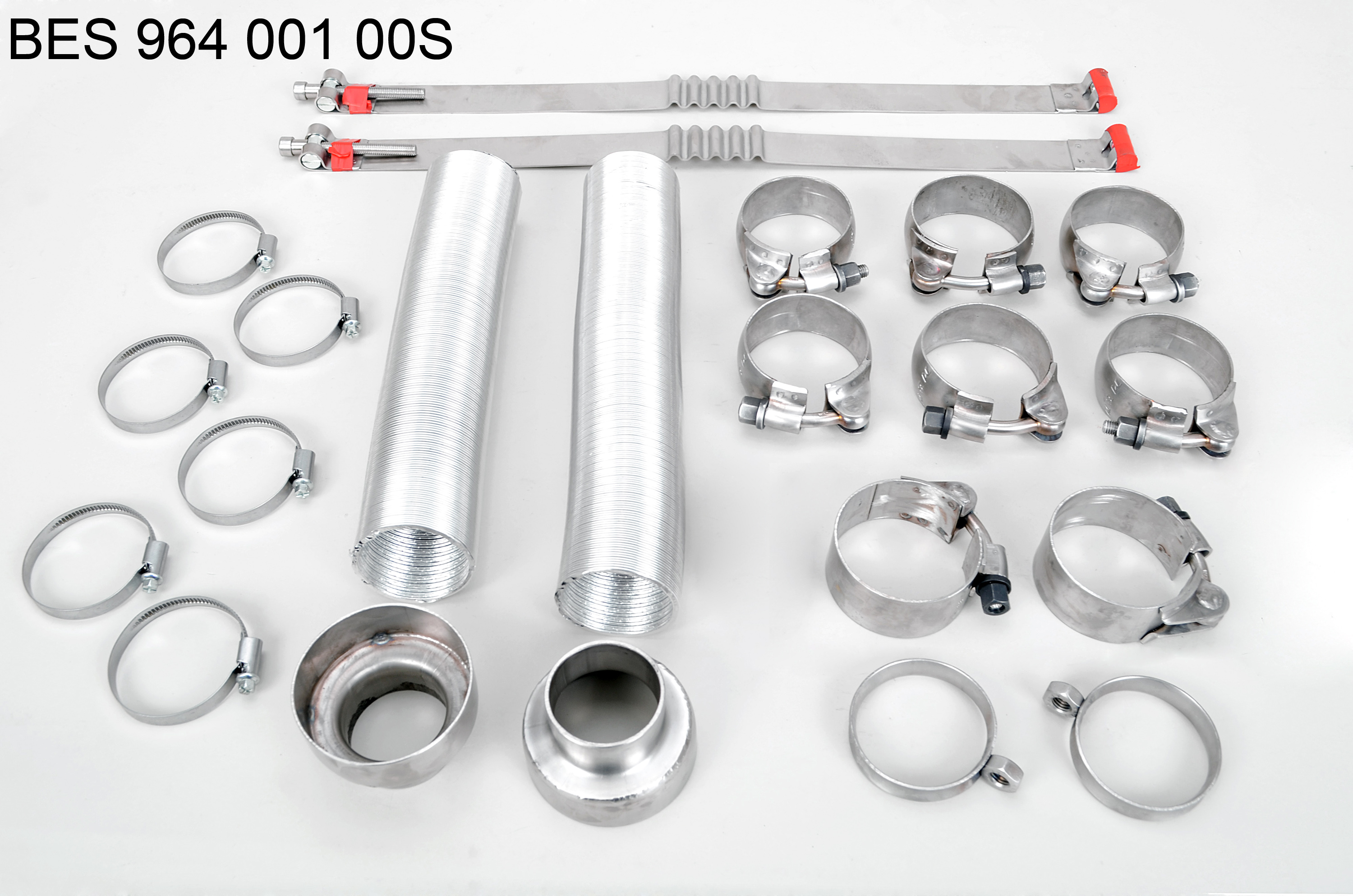 Exhaust System 964 - SPORT - 100 Cell Catalytics - Dual Outlet - With ...