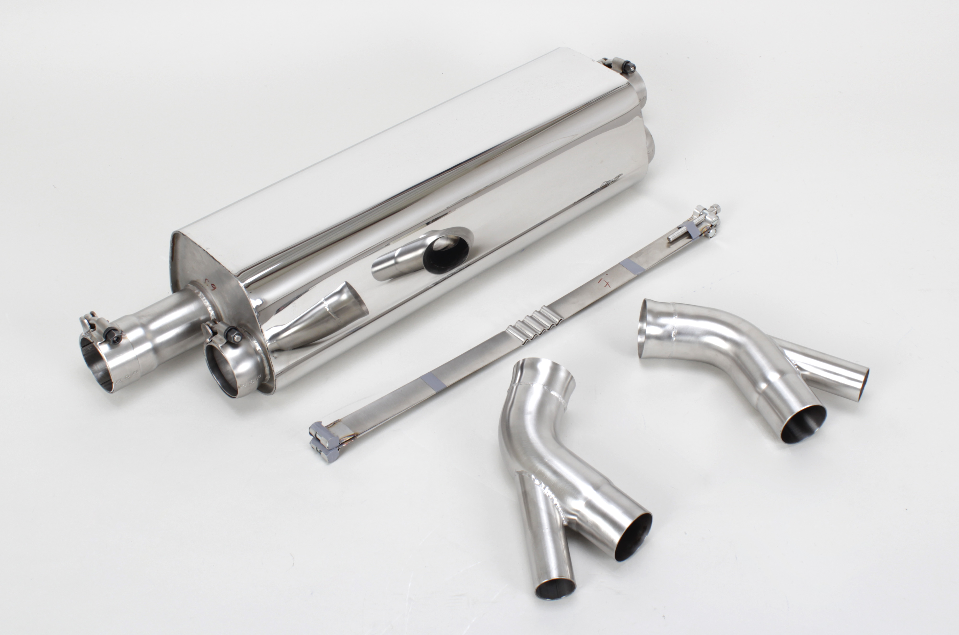 Sport Muffler 991.2 Turbo / S - Brombacher - TUV Version - For OEM Cats ...