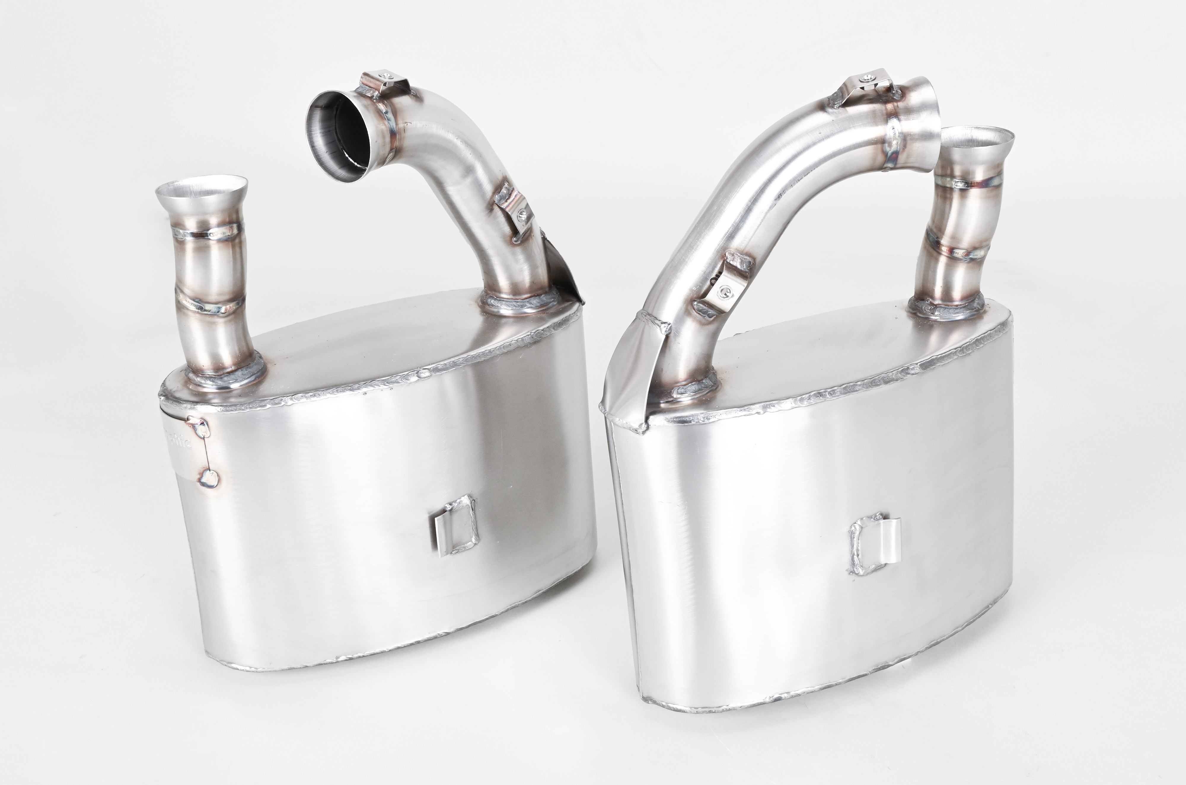 Street Muffler Set 993 - Cargraphic - TÜV Approved - Stainless Steel ...