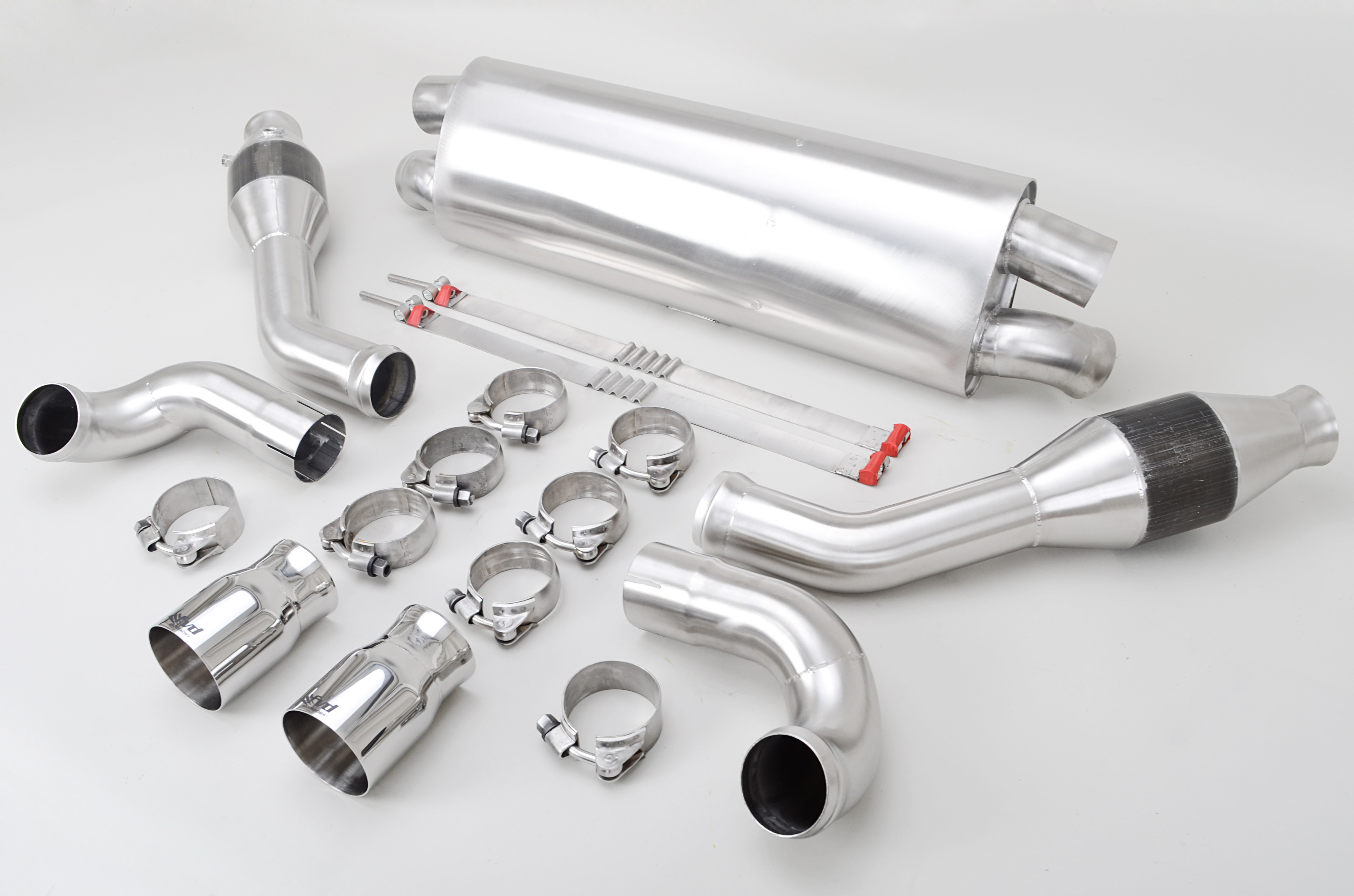 Exhaust System 964 - RACE - 100 Cell Catalytics - Dual Outlet - Without ...