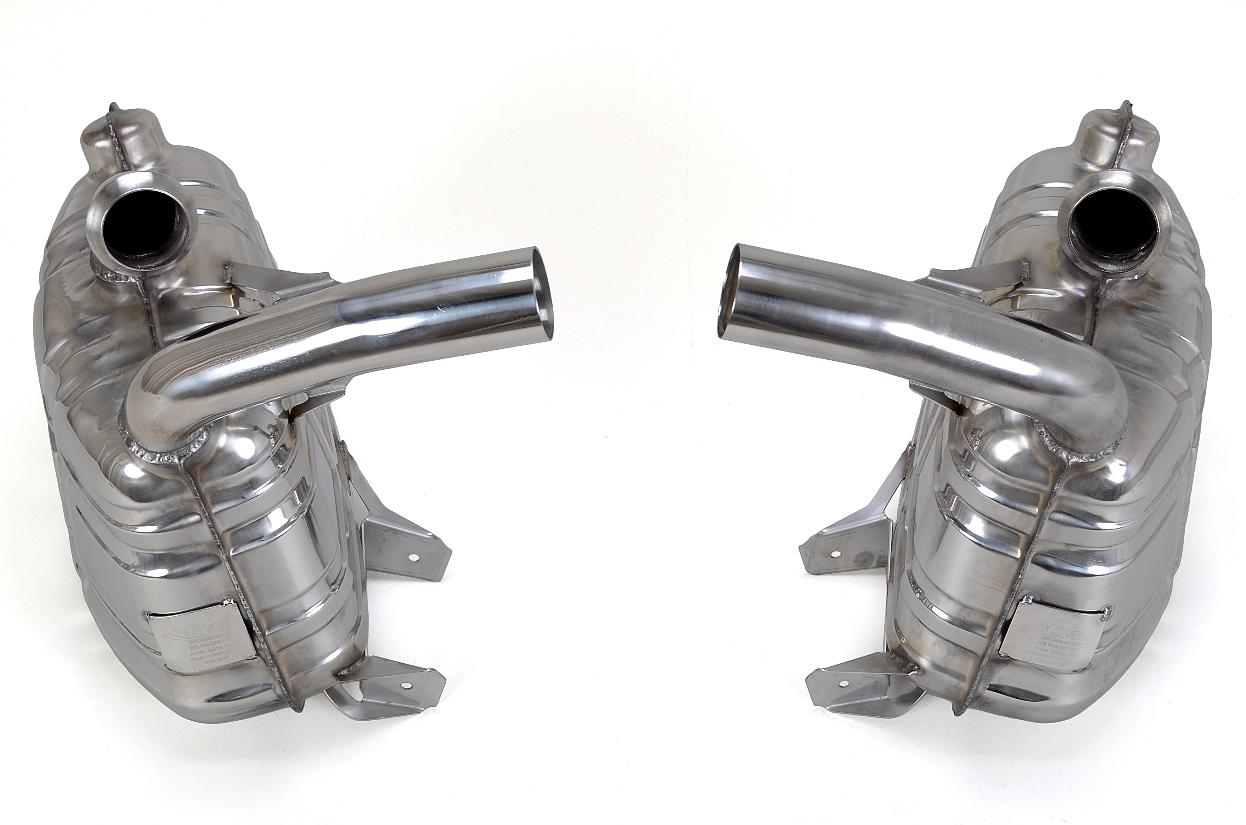 Performance Muffler Set 996.1 and 996.2 - Brombacher Edition - Street ...