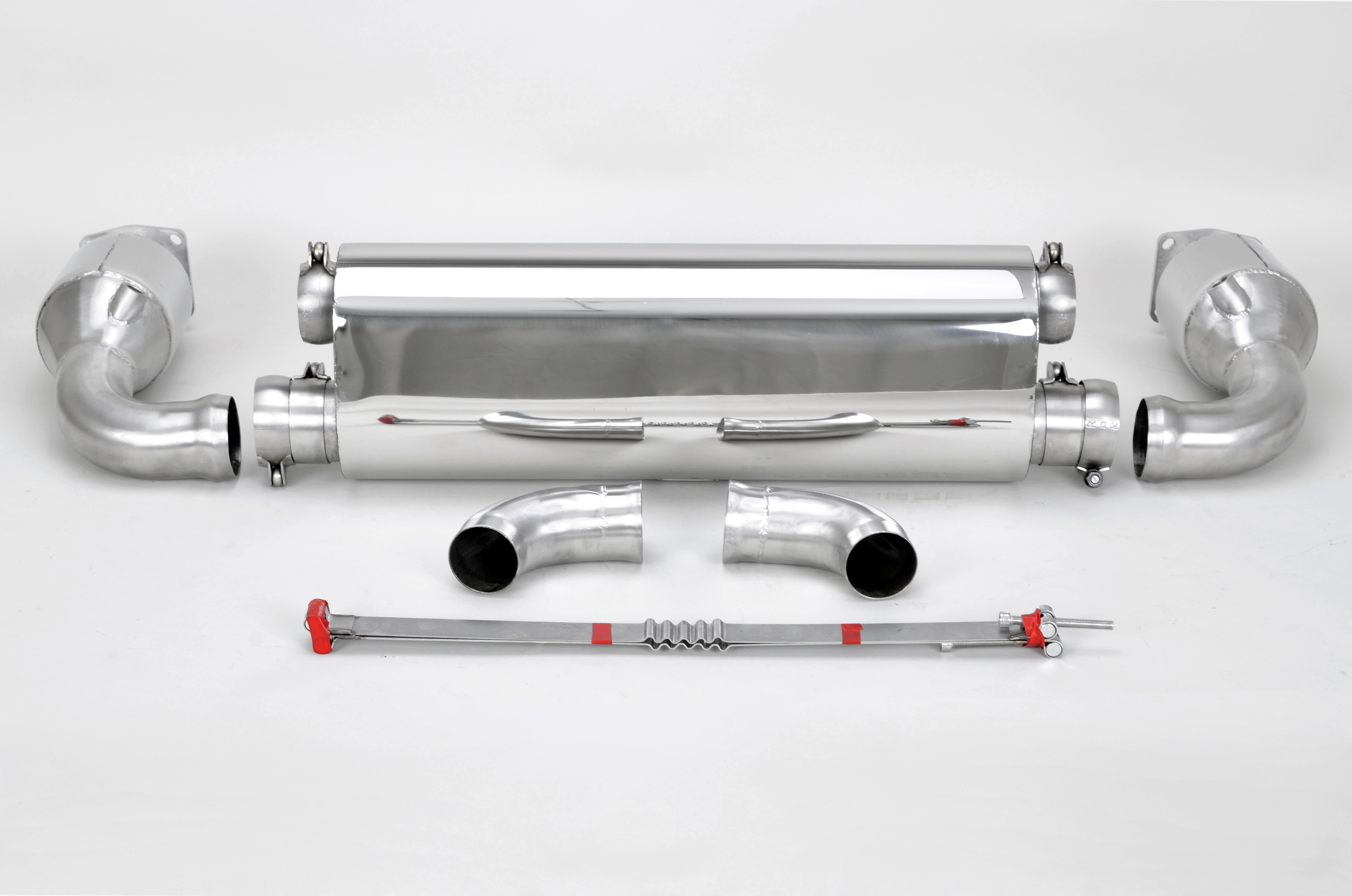 ⭐Porsche 997.1 Carrera フロントショック用 FVD 未使用 Sport Exhaust System 997.1 Turbo - Brombacher - Stainless Steel