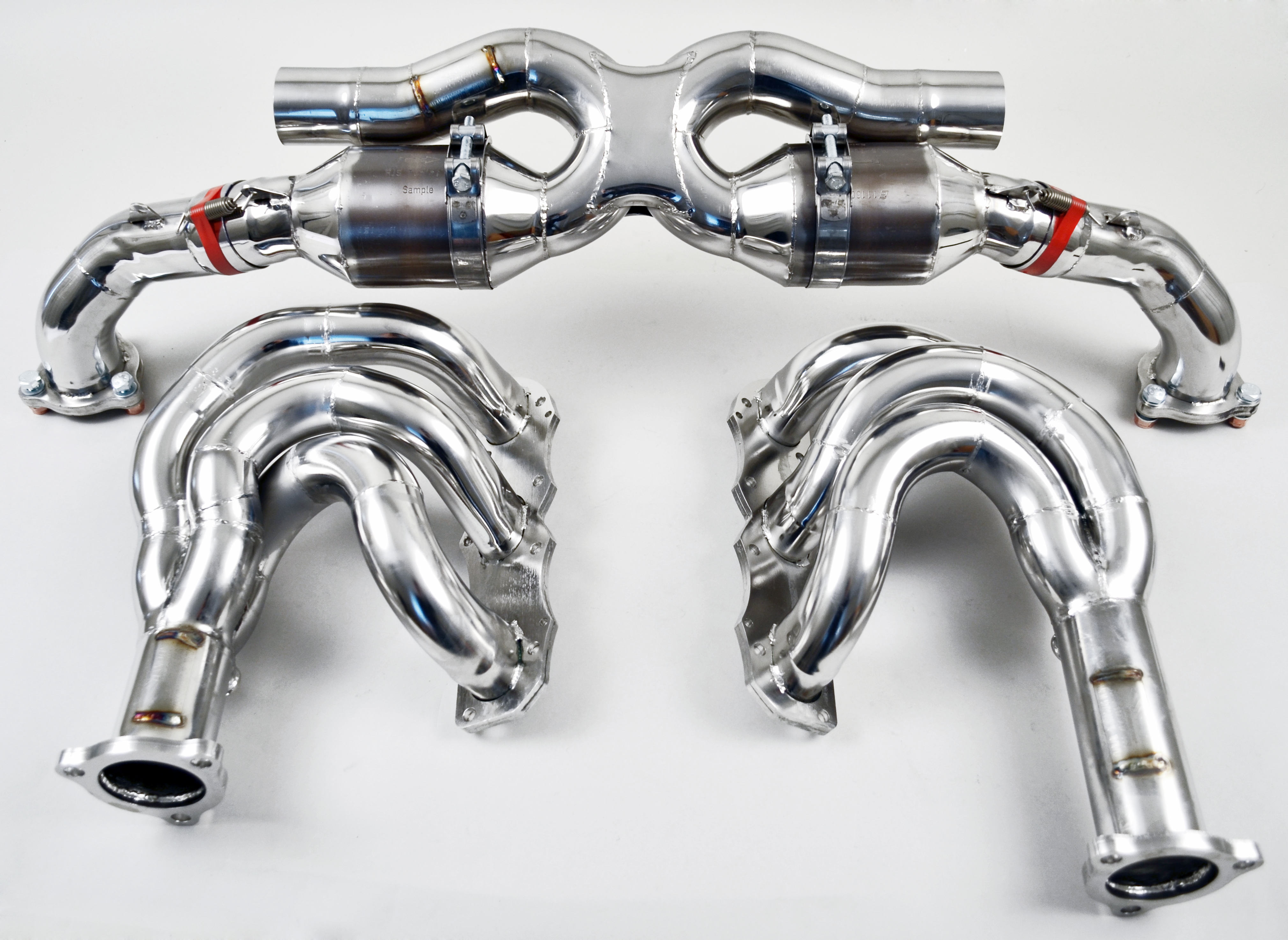 Long Tube Sport Header and Cat Set 997.2 - Brombacher Edition - With ...