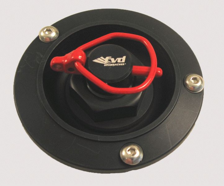 Center Lock Dummy - FVD - Black (1pc) - FVD36299800BL - Porsche