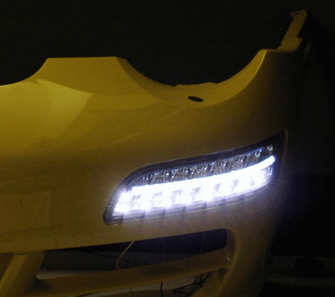 Front LED Turn Signal / Fog Light / DRL Assembly Set 997.1 - With FVD ...