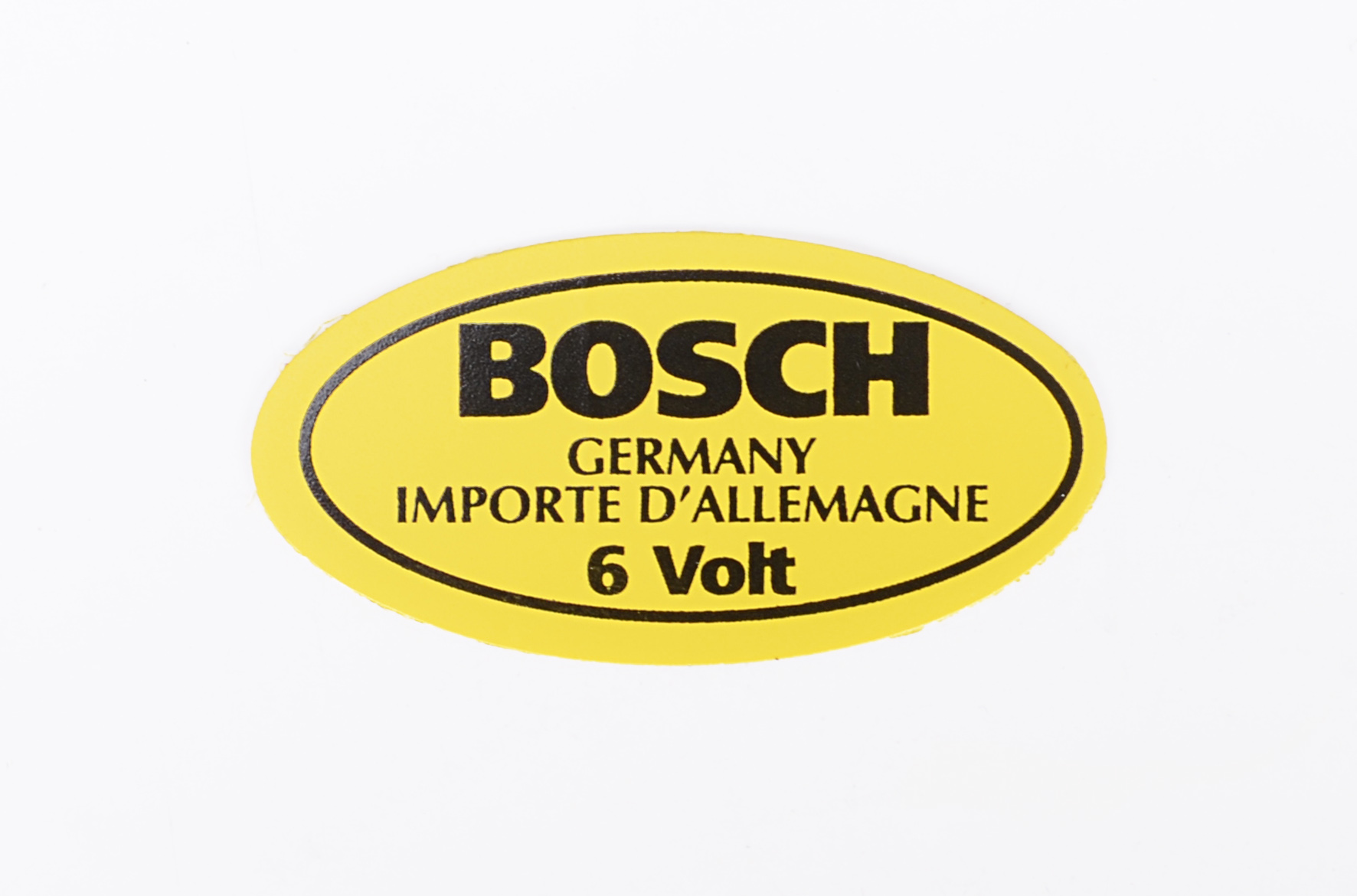 Bosch Developments Sticker Sticker ( Bosch 6 Volt ) - PCG70100800 - Porsche spare parts and tuning
